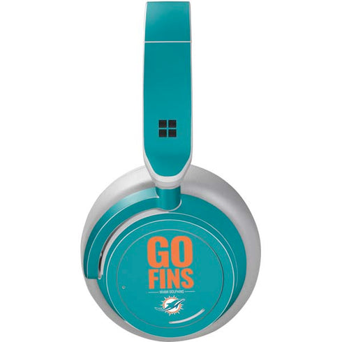 NFL Miami Dolphins Team Motto Surface Headphones Skin
